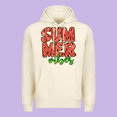 Summer Vibes Premium Hoodie Designed By Jahusdesignshop