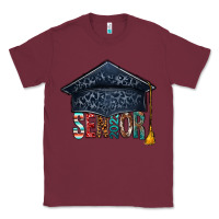 Burgundy senior 2023 graduation hat bbs Classic Tee - BundleAndBundleShop