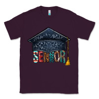 Plum senior 2023 graduation hat bbs Classic Tee - BundleAndBundleShop