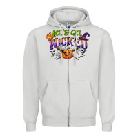 Dove Grey lets get wicked Zipper Hoodie - CowGirlArtShop