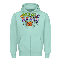 Seafoam lets get wicked Zipper Hoodie - CowGirlArtShop