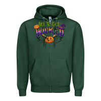 Sports Green lets get wicked Zipper Hoodie - CowGirlArtShop