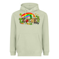 Matcha St. Patrick's Day Teacher Heavyweight Hoodie - OliviaCreatesArt
