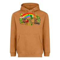 Meerkat St. Patrick's Day Teacher Heavyweight Hoodie - OliviaCreatesArt