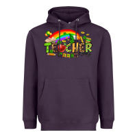 Plum St. Patrick's Day Teacher Heavyweight Hoodie - OliviaCreatesArt