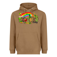 St. Patrick's Day Teacher Heavyweight Hoodie | Teevron