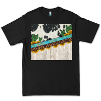 Black cowhide sunflowers cactus Premium Tee - Jasminsmagicworld