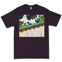 Plum cowhide sunflowers cactus Premium Tee - Jasminsmagicworld