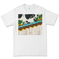 White cowhide sunflowers cactus Premium Tee - Jasminsmagicworld