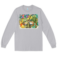 Moon Dust coconut with fruits  background Long Sleeve Tee - BarkalooDesign