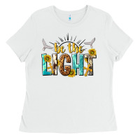 White be the light Ladies Tee - NancyCooperArtShop