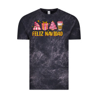 Cloud Black feliz navidad Vintage Tee - MaliasSmallBusiness
