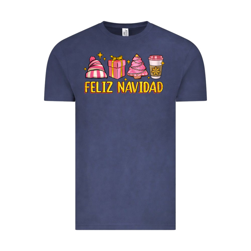 Feliz Navidad Vintage Tee by MaliasSmallBusiness | Teevron