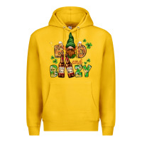 Lemon St. Patrick's Bad and boozy with gnome Premium Hoodie - HowdyJamesFarm