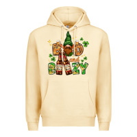 Pina Colada St. Patrick's Bad and boozy with gnome Premium Hoodie - HowdyJamesFarm