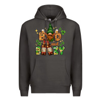Smoke St. Patrick's Bad and boozy with gnome Premium Hoodie - HowdyJamesFarm
