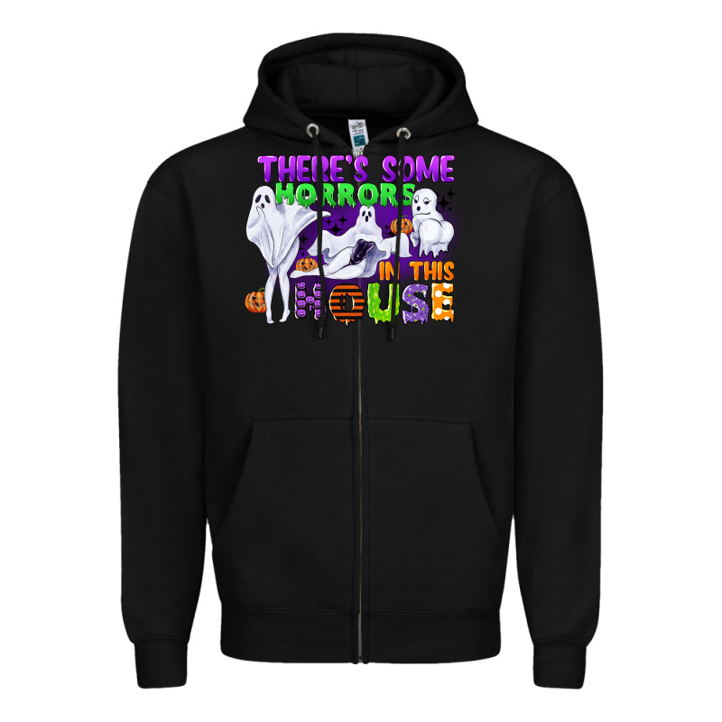 There Is Some Horrors In This House Zipper Hoodie by CowGirlArtShop | Teevron