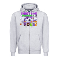 Heather Grey there is some horrors in this house Zipper Hoodie - CowGirlArtShop