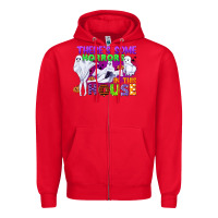 Red there is some horrors in this house Zipper Hoodie - CowGirlArtShop
