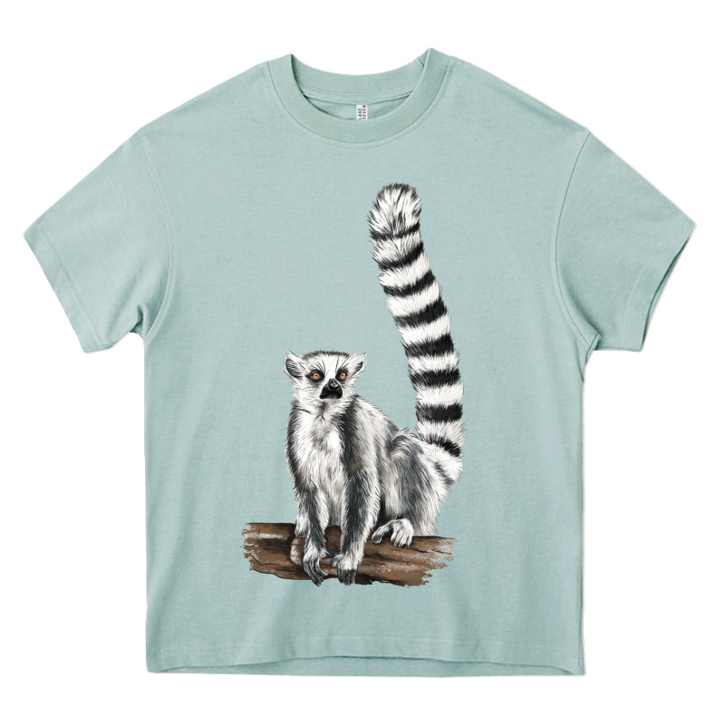 Ringtail Cat Heavy Core Tee by LillyAllenDesigns | Teevron
