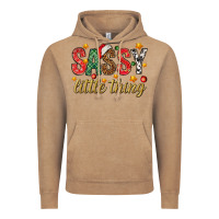 Vintage Coffee Sassy litte thing Vintage Hoodie - NancyCooperArtShop
