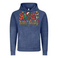 Vintage Denim Sassy litte thing Vintage Hoodie - NancyCooperArtShop