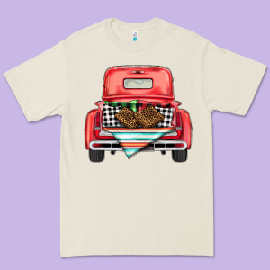 Christmas Truck Premium Tee Designed By Barkaloodesign