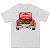 Dove Grey Christmas truck Premium Tee - BarkalooDesign