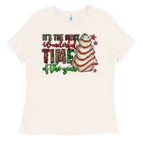 Bone it's the most wonderful time of the year christmas tree cake Ladies Tee - Jasminsmagicworld