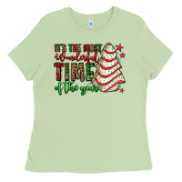 Matcha it's the most wonderful time of the year christmas tree cake Ladies Tee - Jasminsmagicworld
