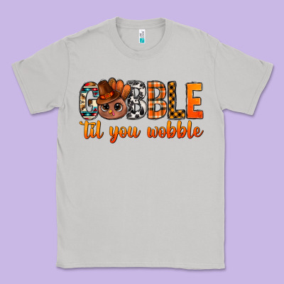 Gobble Til You Wobble Bbs Classic Tee Designed By Bundleandbundleshop