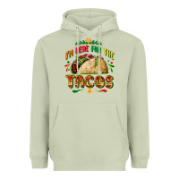 Matcha I'm here for the tacos Heavyweight Hoodie - FaDigitalArtStudio