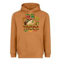 Meerkat I'm here for the tacos Heavyweight Hoodie - FaDigitalArtStudio