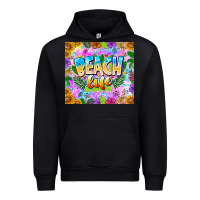 Black Beach Life Urban Hoodie - CowhideDigitalArt
