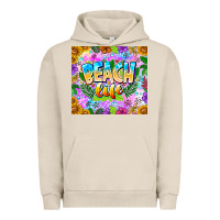 Pigment French Oak Beach Life Urban Hoodie - CowhideDigitalArt