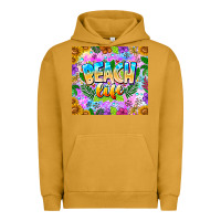 Pigment Peanut Butter Beach Life Urban Hoodie - CowhideDigitalArt