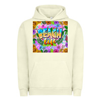 Pigment Pistachio Beach Life Urban Hoodie - CowhideDigitalArt