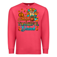 Cardinal Grateful Thankful Blessed Thanksgiving Cold Drink Premium Sweatshirt - FaDigitalArtStudio