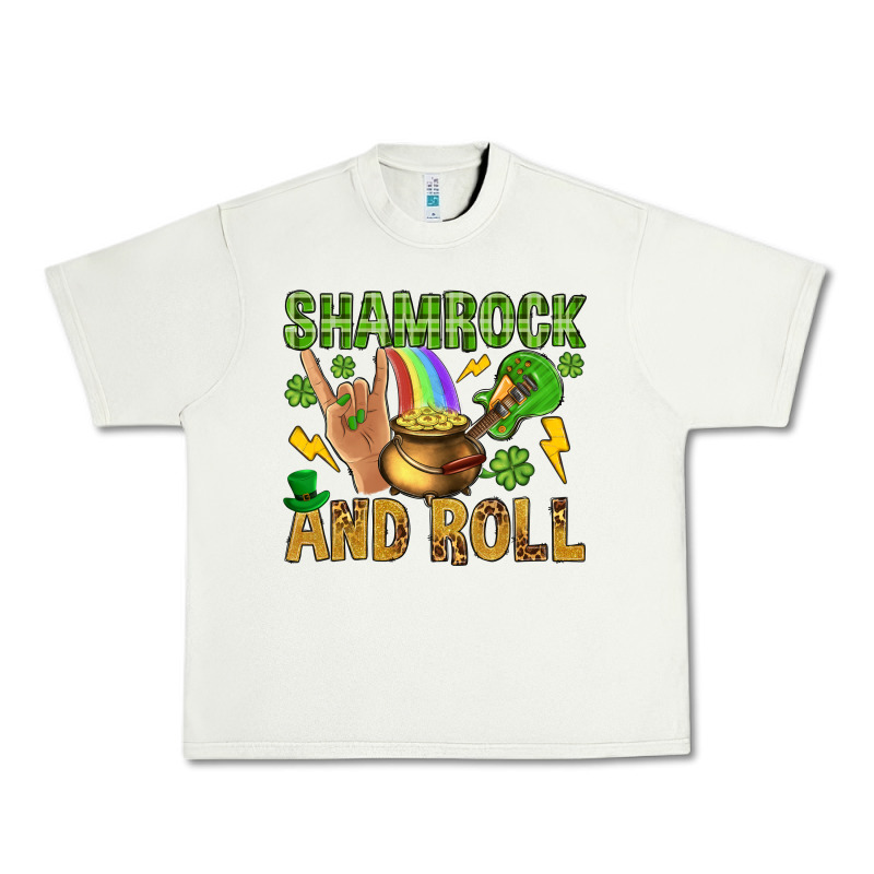 Shamrock And Roll Urban Heavy Tee by BundleAndBundleShop | Teevron