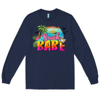 Navy beach babe Long Sleeve Tee - BarkalooDesign