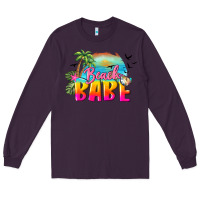 Plum beach babe Long Sleeve Tee - BarkalooDesign