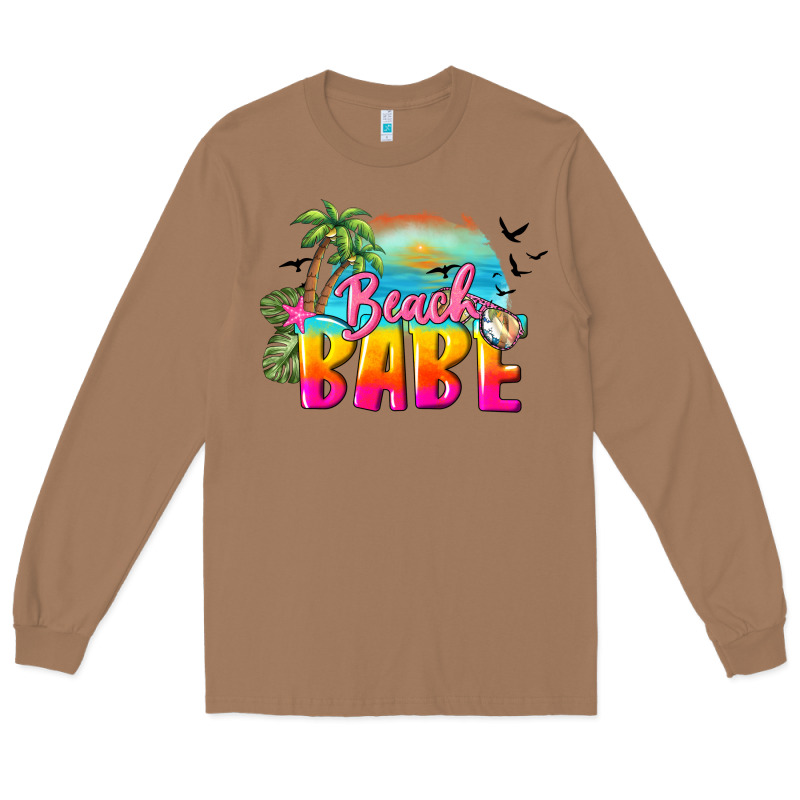 Beach Babe Long Sleeve Tee by BarkalooDesign | Teevron