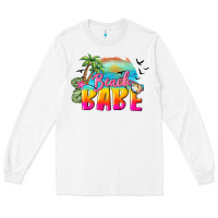 White beach babe Long Sleeve Tee - BarkalooDesign