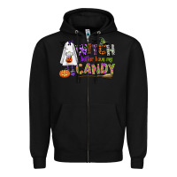 Black witch better have my candy Zipper Hoodie - CowGirlArtShop