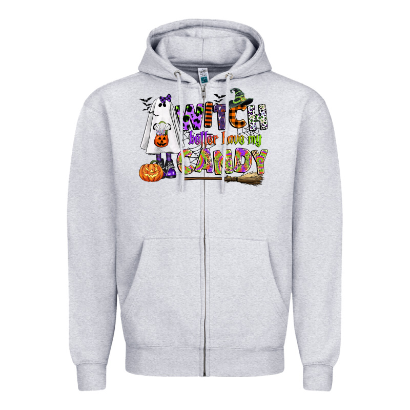 Witch Better Have My Candy Zipper Hoodie by CowGirlArtShop | Teevron
