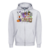 Heather Grey witch better have my candy Zipper Hoodie - CowGirlArtShop