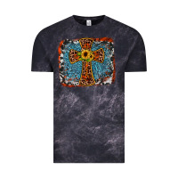 Cloud Black western cross Vintage Tee - JahusDesignShop