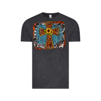 Vintage Black western cross Vintage Tee - JahusDesignShop