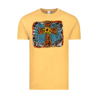 Vintage Mustard western cross Vintage Tee - JahusDesignShop