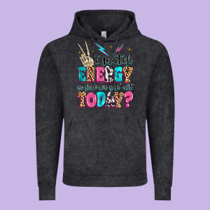 I Match Energy So How We Gon' Act Today Vintage Hoodie Designed By Maliassmallbusiness